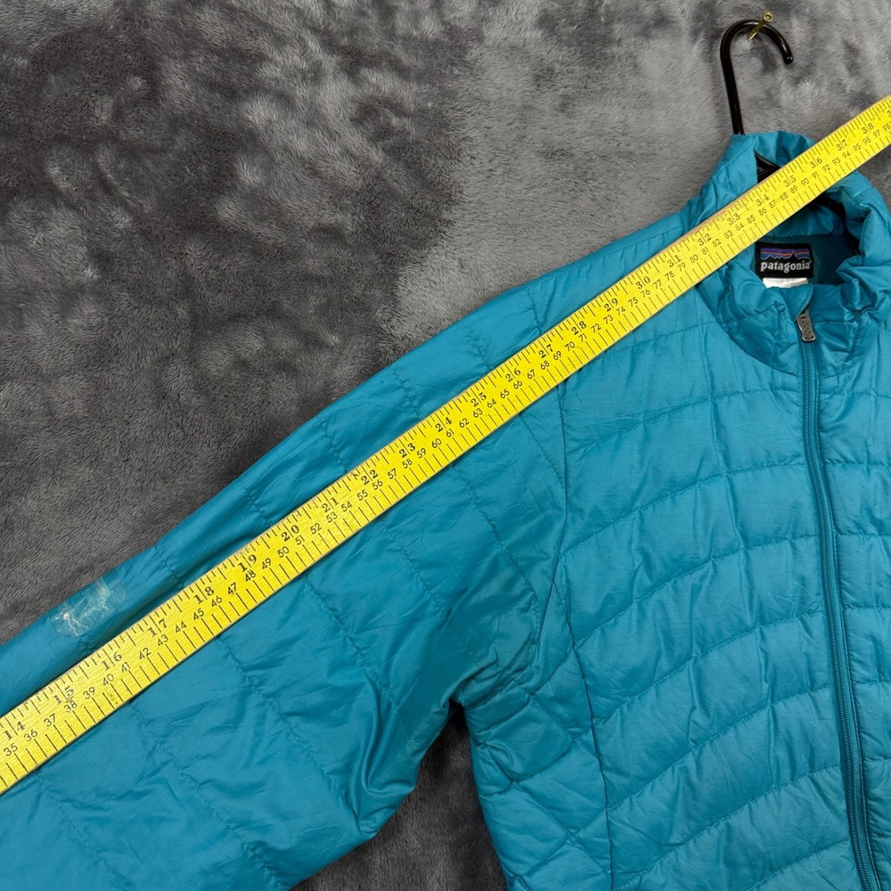 Patagonia Nano Puff Jacket Womens Small Blue Full Zip Insulated Puffer 84215 - Picture 6 of 7